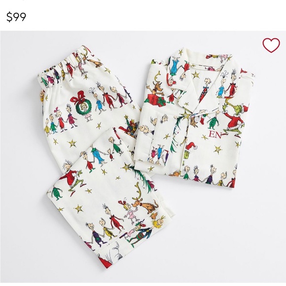 Pottery Barn Grinch Pajamasnull